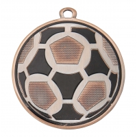 Medal brązowy 50 mm piłka nożna