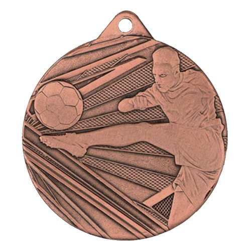 Medal brązowy 50 mm PIŁKA NOŻNA